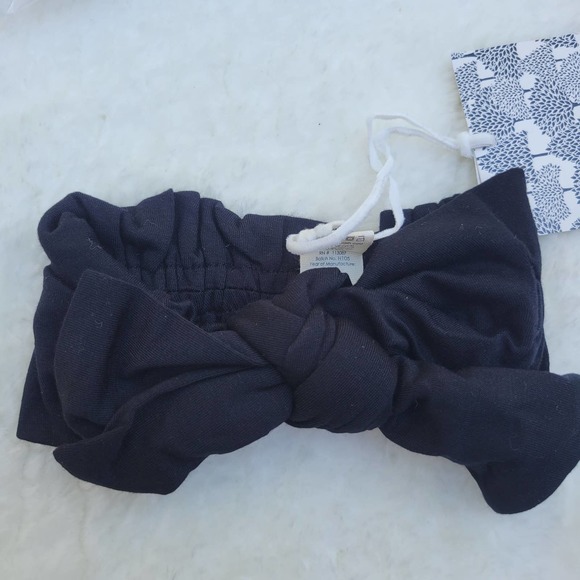 KATE QUINN Black Stretchy Bow Headband M - Picture 1 of 2